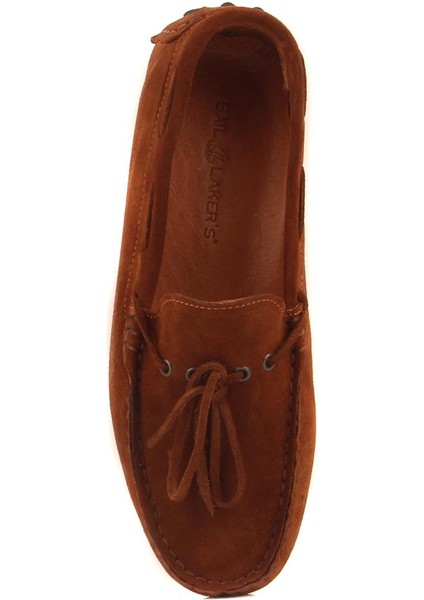 Sail Lakers - Taba Süet Erkek Loafer