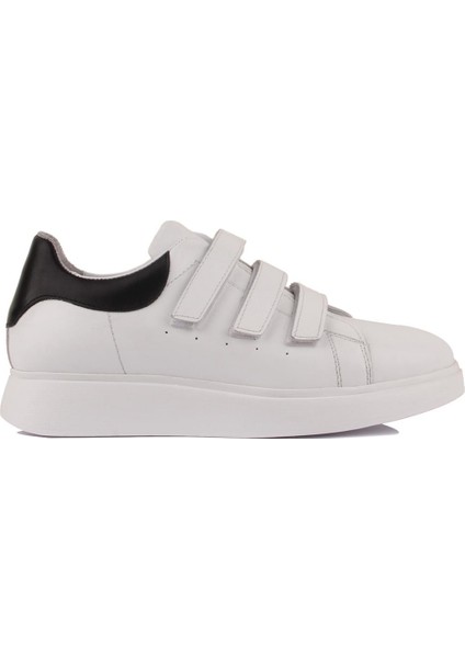 Sail Lakers - Beyaz Deri Cırtlı Erkek Sneaker