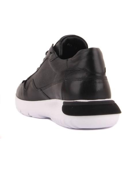 Sail Lakers - Siyah Deri Erkek Sneaker