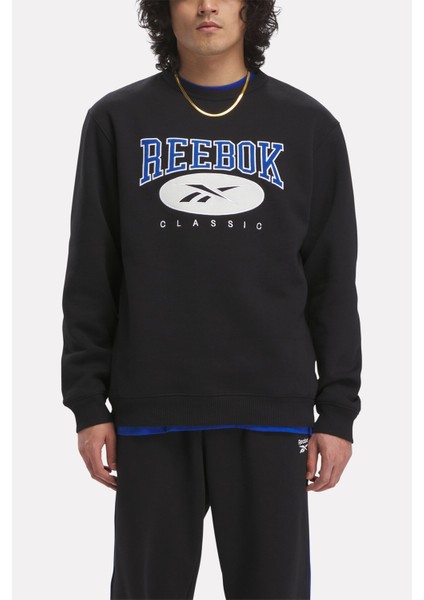 Archıve Essentıals Crew Siyah Sweatshirt