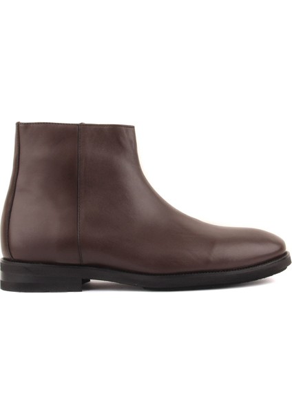 Sail Lakers - Kahverengi Deri Fermuarlı Eva Taban Erkek Bot