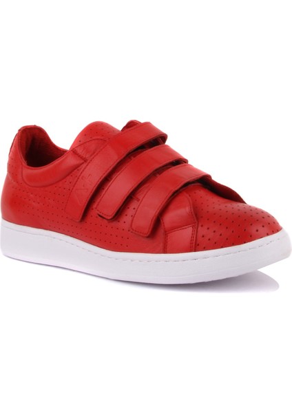 Sail Lakers - Kırmızı Deri Cırtlı Erkek Ayakkabı fiyatları