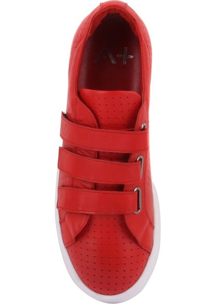 Sail Lakers - Kırmızı Deri Cırtlı Erkek Ayakkabı indirimleri