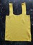 Sarı Kare Yaka Atlet Triko Crop S / M / L Beden Uyumlu 1