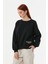 Baskılı Bisiklet Yaka Sweatshirt 4