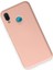 Huawei P20 Lite Kılıf Nano Içi Kadife Silikon - Pudra 300099 3