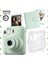 Instax Mini 12 Yeşil Fotoğraf Makinesi-10'lu Film-Kare Albüm ve Şeffaf Kılıf Seti 1