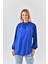 Kadın Tunik Saks Mavi 30523 4