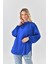 Kadın Tunik Saks Mavi 30523 5