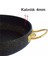 28 cm Granit Karnıyarık Tencere Altın Renk Kulplu 3