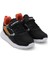 KASHI IN Unisex Çocuk Sneaker Koşu & Yürüyüş Ayakkabısı Siyah / Turuncu 2