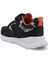 KASHI IN Unisex Çocuk Sneaker Koşu & Yürüyüş Ayakkabısı Siyah / Turuncu 3