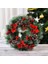 F Fityle 30 cm Yapay Noel Çelenk Renkli Duvar Pencere Çelenk Ev Dekor Çiçekler Için (Yurt Dışından) 3