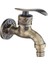Duvar Çinko Alaşım Bibcock Bahçe Çamaşırhane Lavabo Bataryası Paspas Taps Bronz (Yurt Dışından) 1