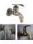 Duvar Çinko Alaşım Bibcock Bahçe Çamaşırhane Lavabo Bataryası Paspas Taps Bronz (Yurt Dışından) 4