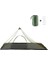 Ultralight Transparan Çantalı Çadır - Haki (Yurt Dışından) 1