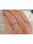 F Renk 0,15 Karat Pırlanta 5 Taş Yüzük 0441R0049 4