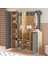 Wood Aynalı Askılı Vestiyer Portmanto Ayakkabılık Çam-Antrast Gri 3