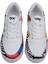 Kadın Vegan Deri Beyaz Sneakers - Painting in Harmony Tasarım 1