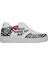 Kadın Vegan Deri Beyaz Sneakers - Painting in Harmony Tasarım 5