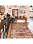 Ilyaki Home Carlee Desenli Kadife Pamuk Tabanlı Yıkanabilen Kaydırmaz Salon Halısı 1