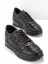 Siyah Baskılı Leather Erkek Casual Ayakkabı E01199016603 1