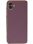Samsung Galaxy A04E Parlak Kenarlı Bark Silikon Kılıf - Mor 1