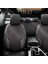 Advanced Design Özel Tasarım Premium Deri-Keten Ekstra Destekli Universal Oto Koltuk Kılıfı Tam Set 3