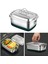 Kamp Için Paslanmaz Bento Çocukları 1200ML 2 Tier 2 (Yurt Dışından) 4