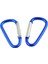 20X Carabiner Clip Snap Yayı Keying D-Ring Hook 4.6x2.5cm Mavi (Yurt Dışından) 5