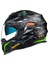 X.wst 2 Rockcıty Kapalı Fiber Kask Mat Siyah-neon Sarı 1