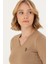 Kadın Camel Melanj Triko Kazak 50276570-VR122 2