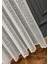 Taç Kum Desen Kullanıma Hazır 1/2,5 Normal Pile Tül Perde Tek Kanat - Ekru 100 x 250 cm 1