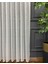 Taç Kum Desen Kullanıma Hazır 1/2,5 Normal Pile Tül Perde Tek Kanat - Ekru 100 x 250 cm 2