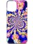 Apple iPhone 12 Mini Kılıf Uv Baskılı Abxbi 1 Silikon Renkli Hipnoz 2
