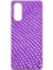 Oppo Find X2 Kılıf Uv Baskılı Abxbi 10 Desenli Mor Petek 2