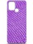 Infinix Hot 10T Kılıf Uv Baskılı Abxbi 10 Desenli Mor Petek 2