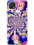 Oppo A15 Kılıf Uv Baskılı Abxbi 1 Desenli Renkli Hipnoz 1