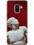 Samsung Galaxy A8 2018 Kılıf Uv Baskılı Abxbi 2 Koruyucu Kılıf Heykel Kırmızı 1