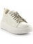 Beyaz Kırışık Rugan Kadın Sneaker K01345016008 1