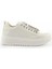 Beyaz Kırışık Rugan Kadın Sneaker K01345016008 2