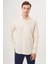 Regular Fit Paşa Yaka Kol İçi Apoletli Sarı Erkek Gömlek GM23Y231146_D17 1