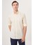Regular Fit Paşa Yaka Kol İçi Apoletli Sarı Erkek Gömlek GM23Y231146_D17 3