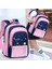Astronot Desenli Su Geçirmez Büyük Kapasiteli Sırt Çantası - Pembe (Yurt Dışından) 4