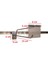 15 cm - 20 Adet Galvaniz Etiketli Tel Pano Kancası Raf Askısı 2