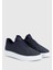 Lacivert Deri Erkek Sneaker 2