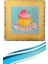 Decotown Duvar Panosu 40*40 Cup Cake Muffin Motifli Duvar Süsü 2