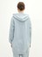 Lcw Modest Kapüşonlu Düz Uzun Kollu Oversize Kadın Sweatshirt Tunik 4