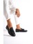 Hakiki Deri MBKRY102S Erkek Siyah Loafer 1