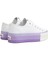 Benetton® | BN-30937 - 3114 Beyaz Lila - Kadın Spor Ayakkabı 3